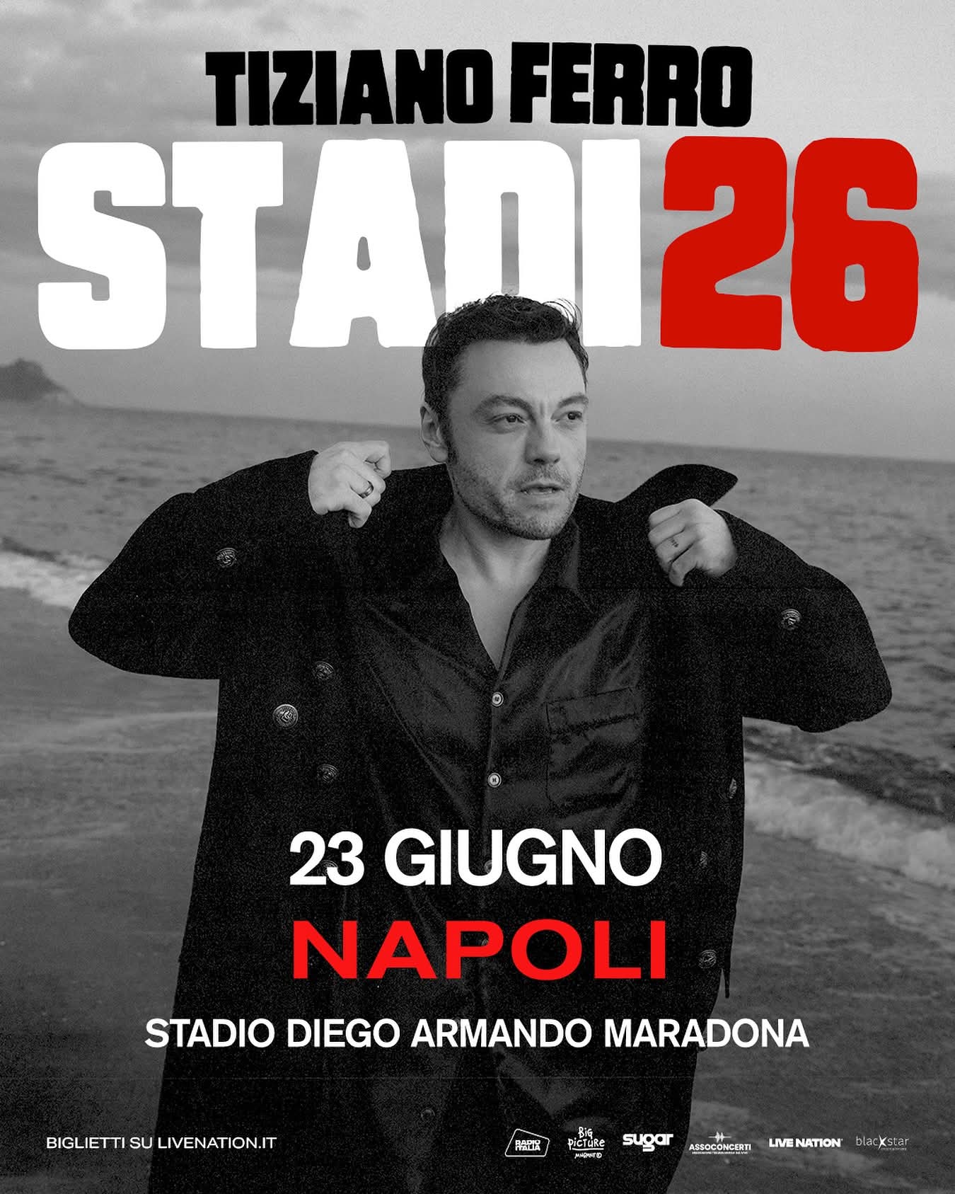 BUS TIZIANO FERRO AT STADIO DIEGO ARMANDO MARADONA – NAPOLI 10.00€ - 20.00€