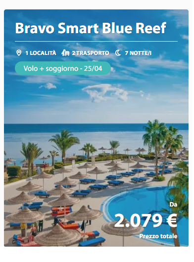 Il Bravo Smart Blue Reef si affaccia direttamente su una bella spiaggia di sabbia lambita da acque cristalline, dove sono disponibili due aree, una presidiata dall’animazione e l’altra dedicata al relax. L’accesso al mare è particolarmente adatto per i bambini